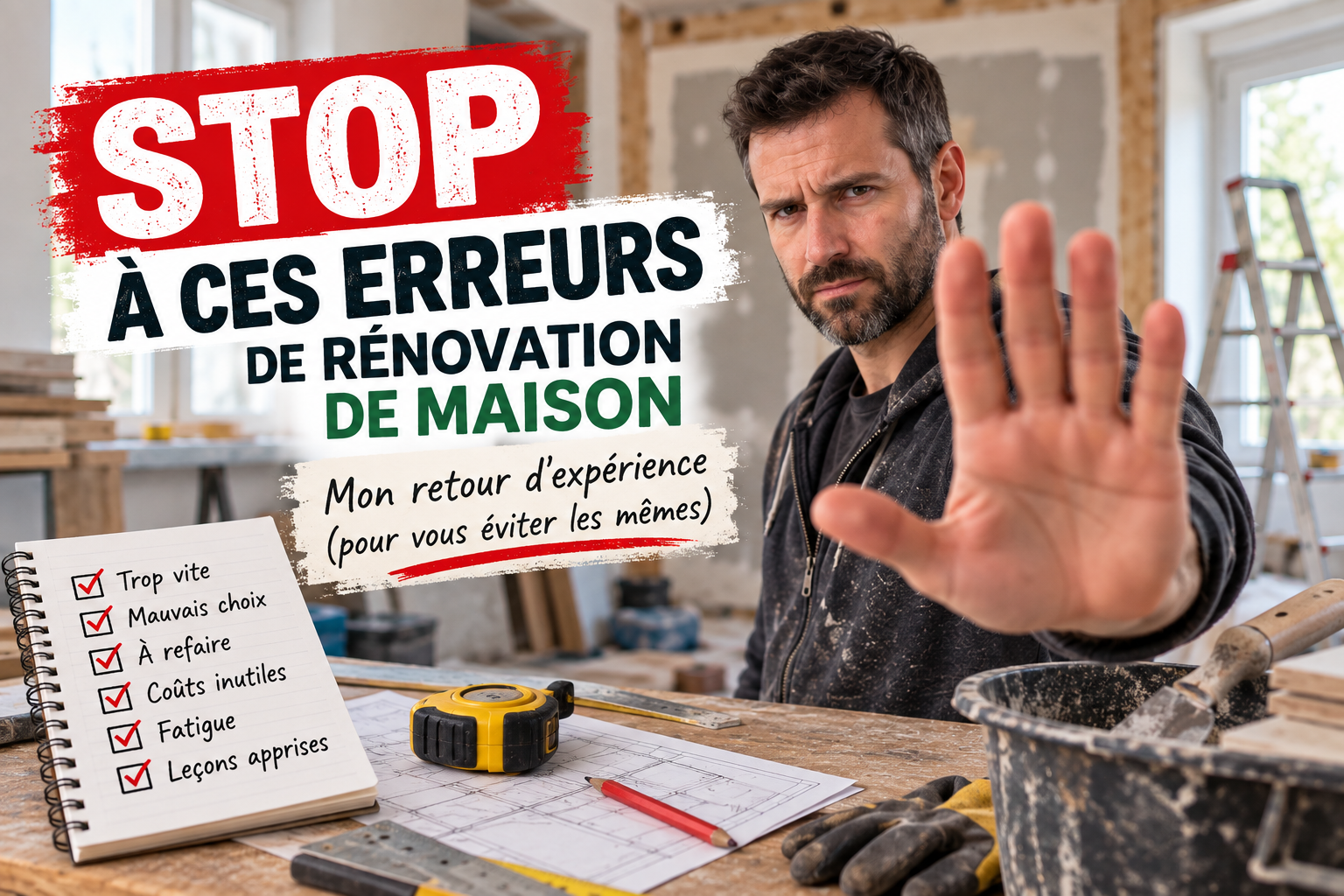 Erreurs à éviter lors de la rénovation d'une maison